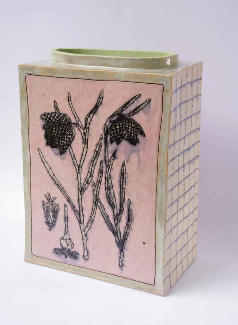 Schachbrettblumenvase_c